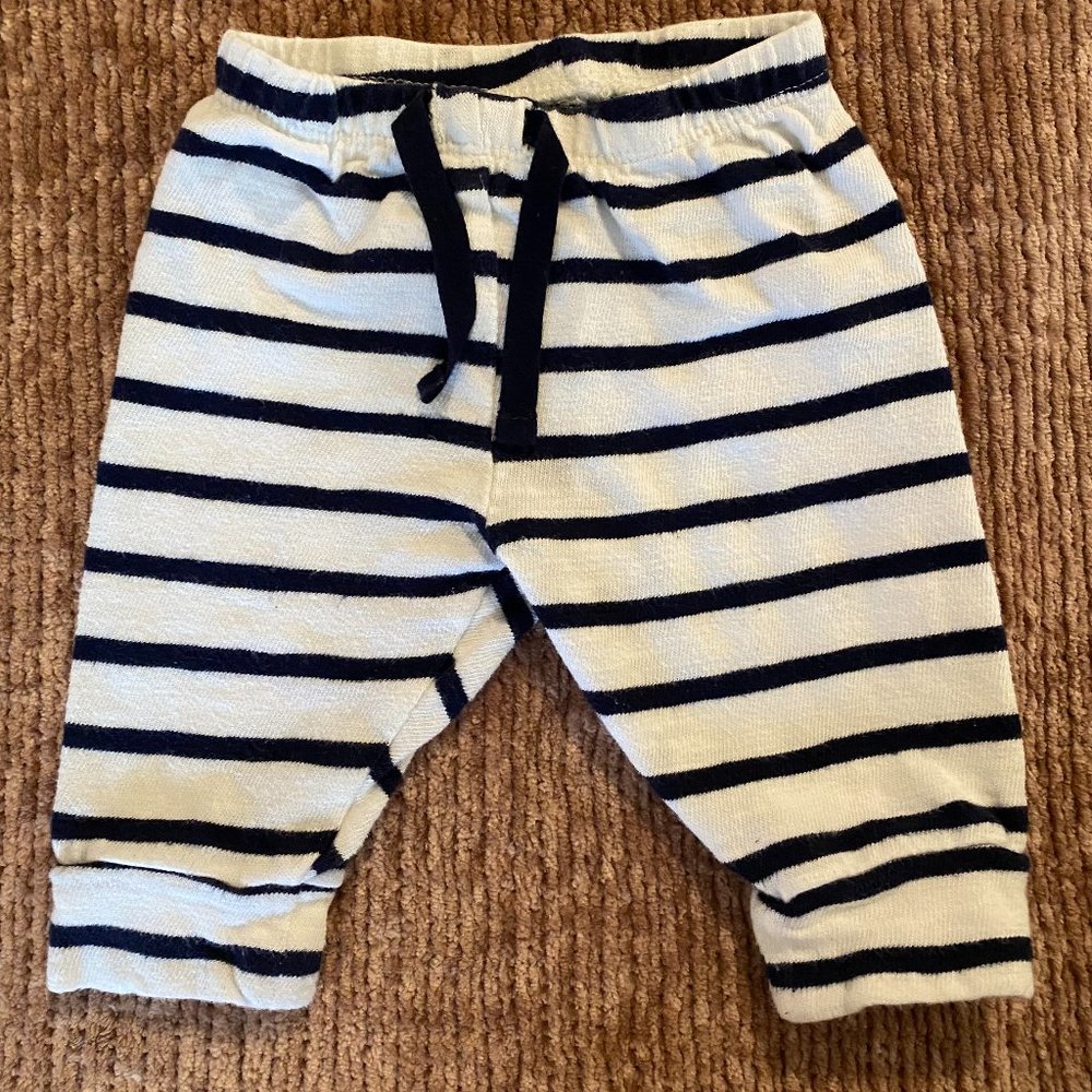 Baby Gap Striped Cotton Pants 0-3M
